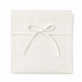 10 x 10 suede white pouch