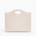 Die cut felt bag white
