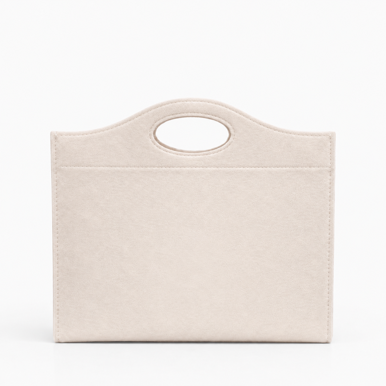 Die cut felt bag white