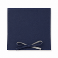 5 x 5 inch leather navy pouches