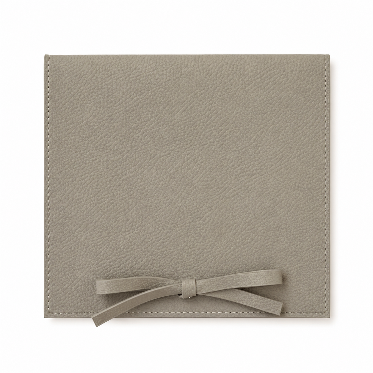 5 x 5 inch Leather gray pouches