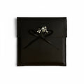 10 x 10 Black leather pouches