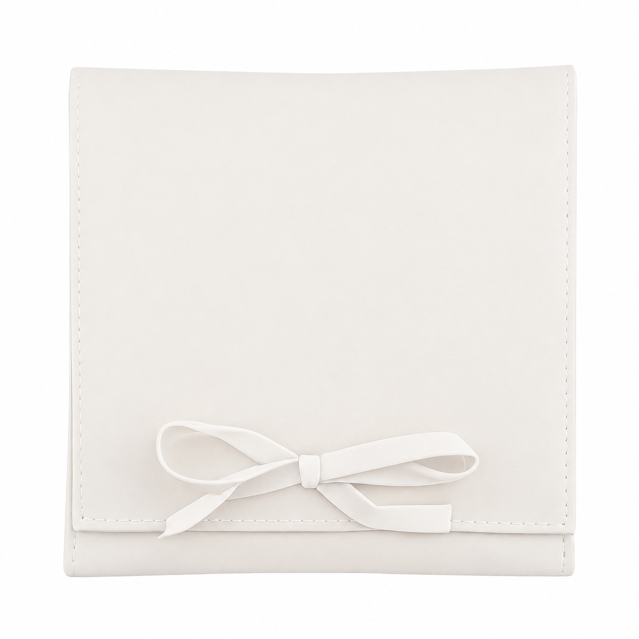 White 5 inch pouch