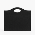 Black felt die cut