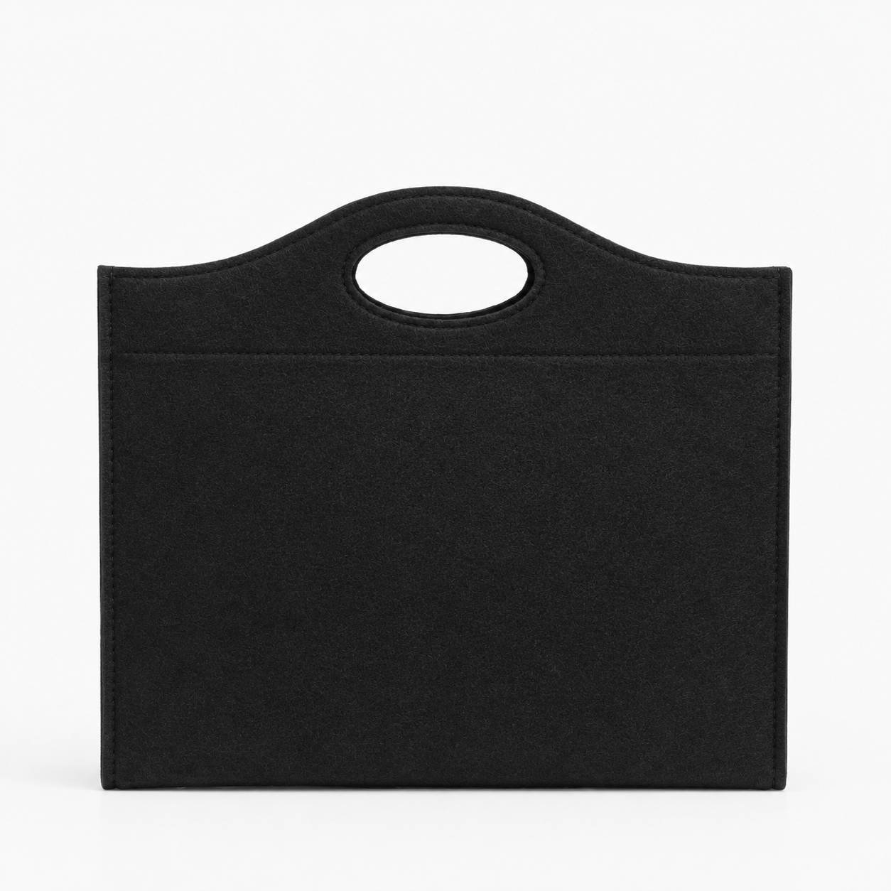 Black felt die cut