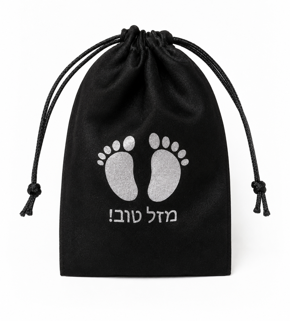Suede Baby Black Pouch